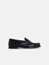 Tod's Black Leather Loafers In Black