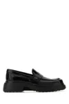Tod's Leather Loafers With Chunky Sole And Glossy Finish In Black