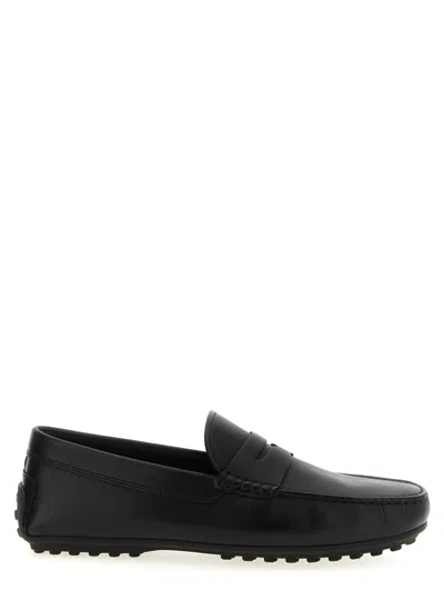 TOD'S MEN BLACK LEATHER LOAFERS, 9 LUXURY LOAFERS & DRIVERS FOR MEN DARVEYS