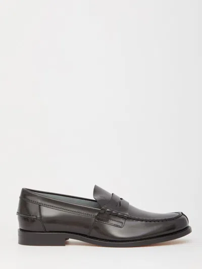TOD'S BLACK LEATHER LOAFERS