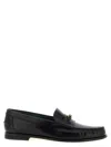 Tod's T Loafers Round Toe Gold Hardware Stitching In Black