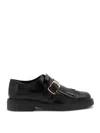Tod's Loafer With Buckle And Fringe Detailing In Black