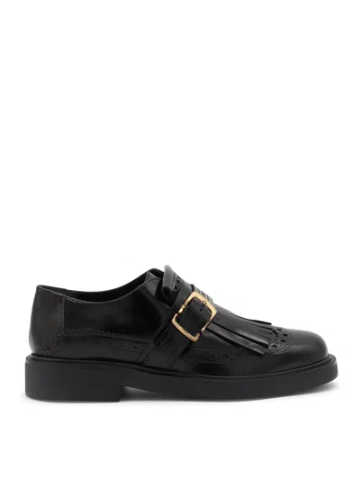 TOD'S BLACK LEATHER LOAFERS