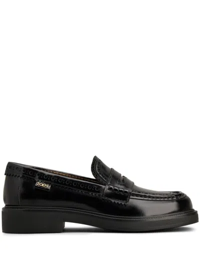 TOD'S BLACK LEATHER LOAFERS