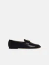 Tod's Black Leather Loafers In Black