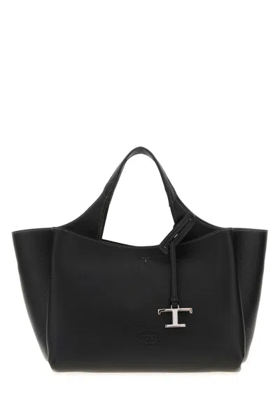 Tod's Black Leather Mini Handbag