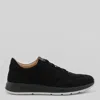 Tod's Red Dot Sneakers In Pashmy Suede In Black