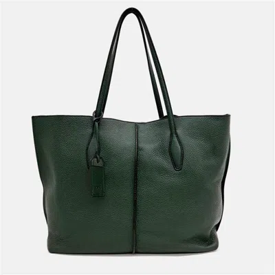 Pre-owned Tod's Black Leather Shoulder Bag