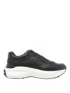 Tod's Leather And Technical Fabric Sneakers In Black