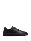Tod's Rubber Sole Round Toe Low-top Sneakers In Nero