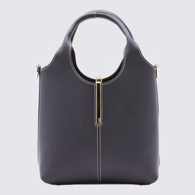 Tod's Black Leather Top Handle Bag