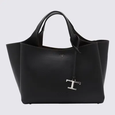 Tod's Black Leather Tote