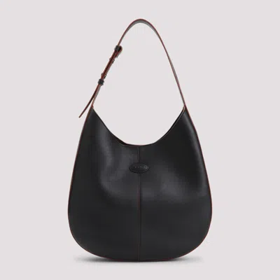 Tod's Black Logo Hobo Bag