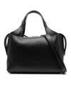 Tod's Medium Apa Bauletto Leather Top-handle Bag In Black