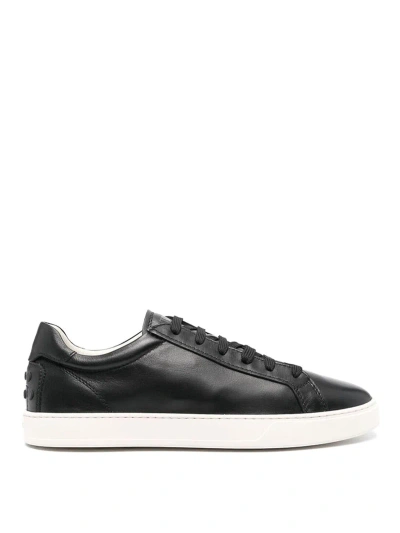 Tod's Black Panelled Sneakers