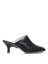 Tod's Women Leather Sabot In Black