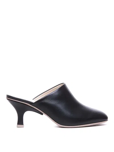 TOD'S BLACK SABOT SLIP ON EU SIZE