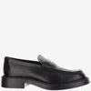 Tod's Leather Loafers In Black