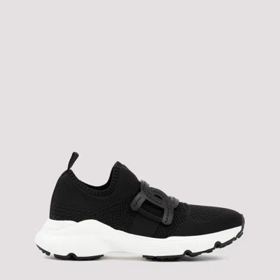 Tod's Black Slip On Sneakers