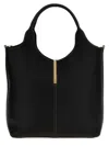 Tod's Black Small Ebr Shopping Bag In Black