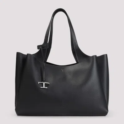 Tod's Black T-pendant Tote