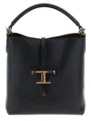 Tod's Mini Leather Bucket Bag In Black