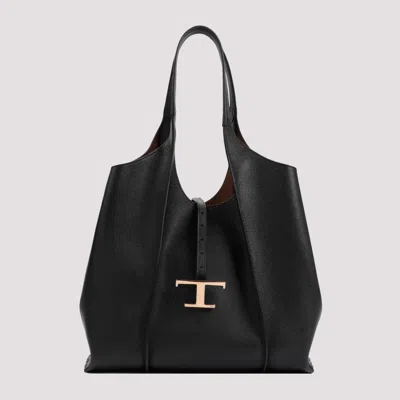 Tod's Black T Timeless Tote