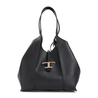 Tod's Black T Timeless Tote