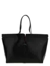 Tod's Di Bag Folio Leather Shopping Bag In Black