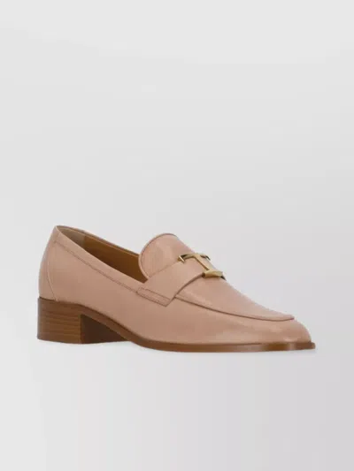 Tod's Block Heel Loafers With 4 Cm