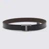 Tod's Reversible Belt With Adjustable Length And Signature Buckle In Multi