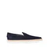 Tod's Slip On Suede Leather Sneakers