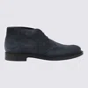 TOD'S BLUE SUEDE BOOTS