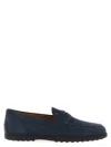 Tod's Gomma Loafers In Blue