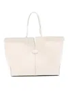 Tod's Di Bag Folio Tote Bag In White
