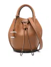Tod's Mini Buz Leather Bucket Bag In Brown