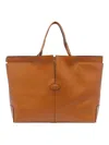 Tod's Brown Di Bag Folio Shopping Bag In Brown