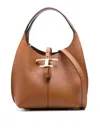 Tod's Shoulder Bag T Timeless Mini Leather In Brown