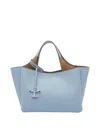Tod's Mini Leather Handbag In Blue