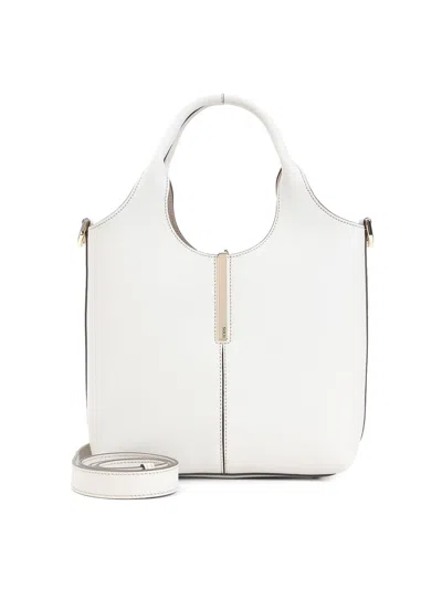 Tod's Tod`s Ebr Mini Shopping Bag In White