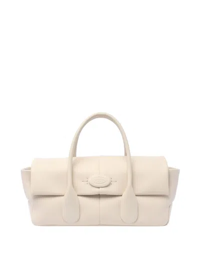 Tod's Ew Di Bag Reverse Handbag In White