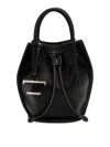 Tod's Leather Mini Bucket Bag In Black