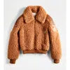 Tod's Bomber Jacket With Leather Inserts In Brown