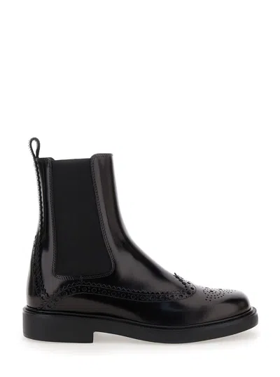 TOD'S LEATHER CHELSEA BOOTS