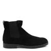 Tod's Elastic-panel Suede Chelsea Boots In Black