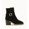 Tod's Boots In Suede In Black