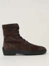 Tod's Suede Boots In Brown