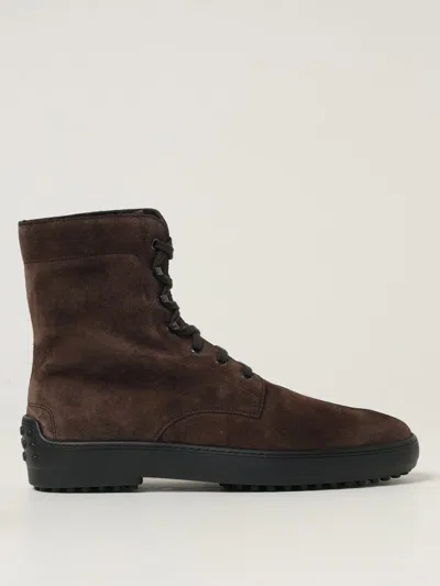 Tod's Boots  Men Color Brown