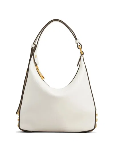 Tod's Mini Bag Metal Dots In Pelle In White