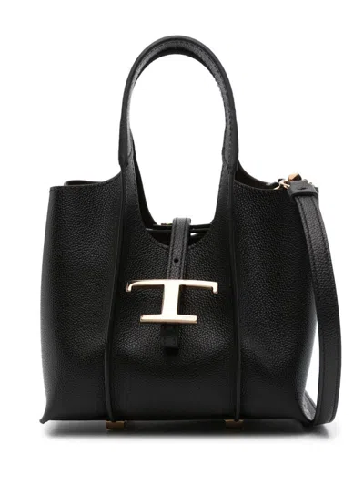 Tod's T Timeless Mini Bag In Black